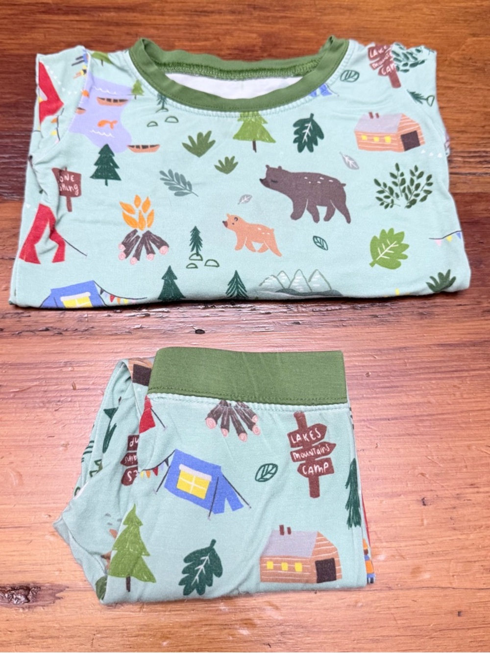 Little Sleepies 12/18 Camping 2-Piece Set